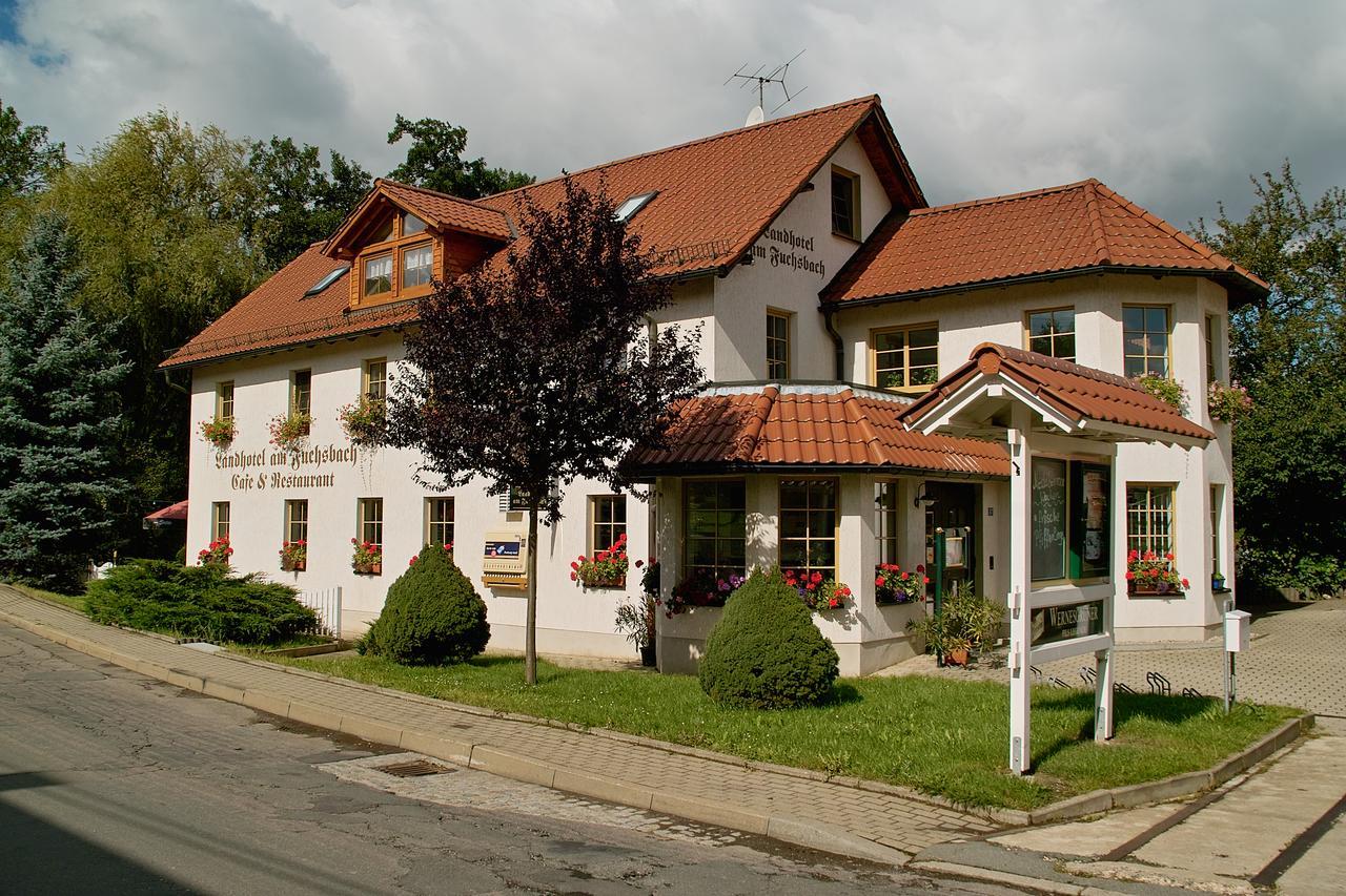 Landhotel Am Fuchsbach Berga (Thuringia) Exterior foto